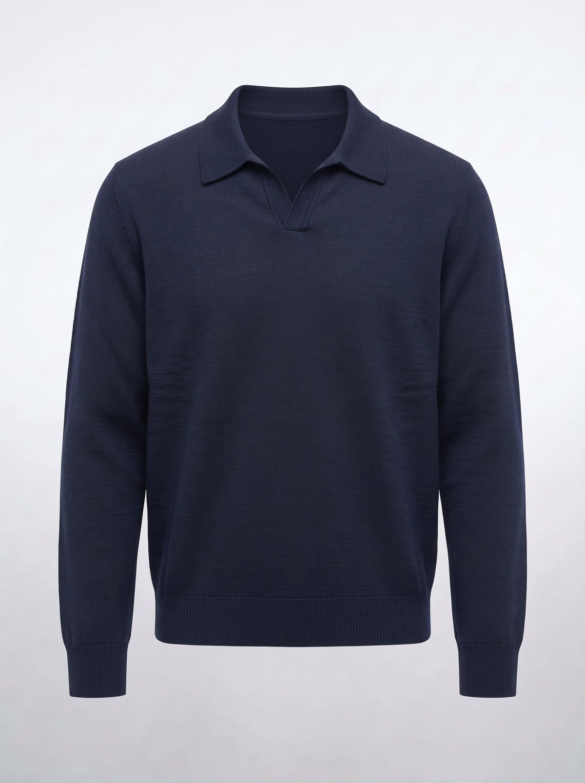 Langarm Polo Navy
