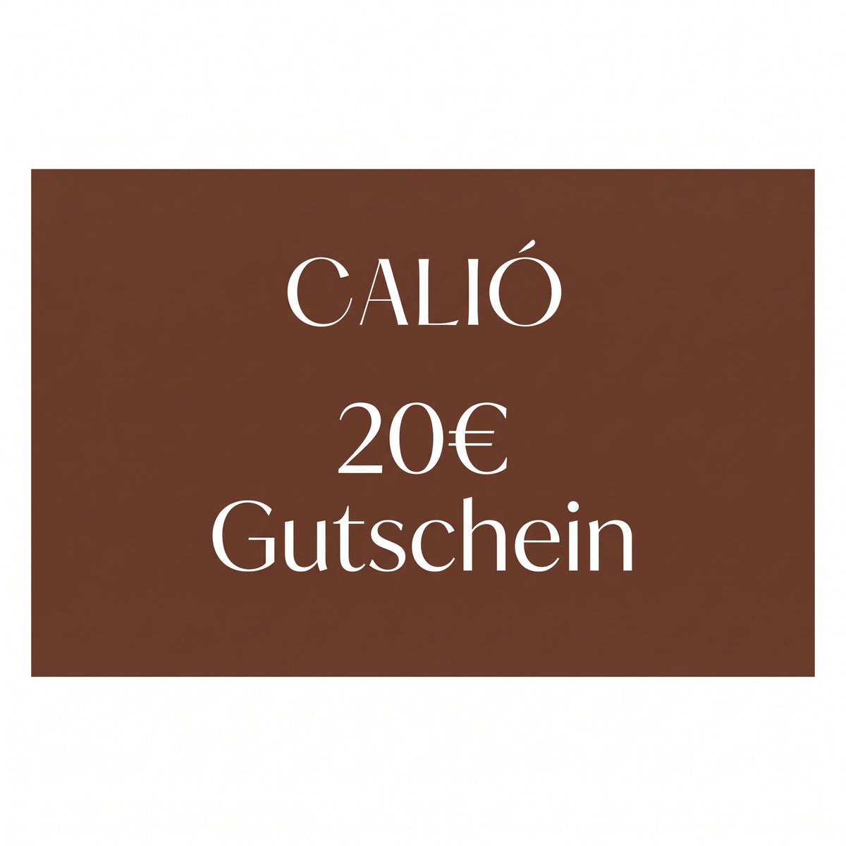 20€ Geschenkgutschein