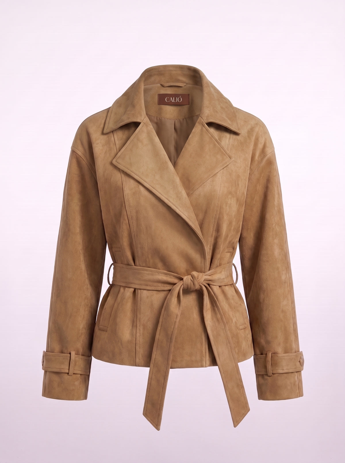 Wildleder Trenchjacke