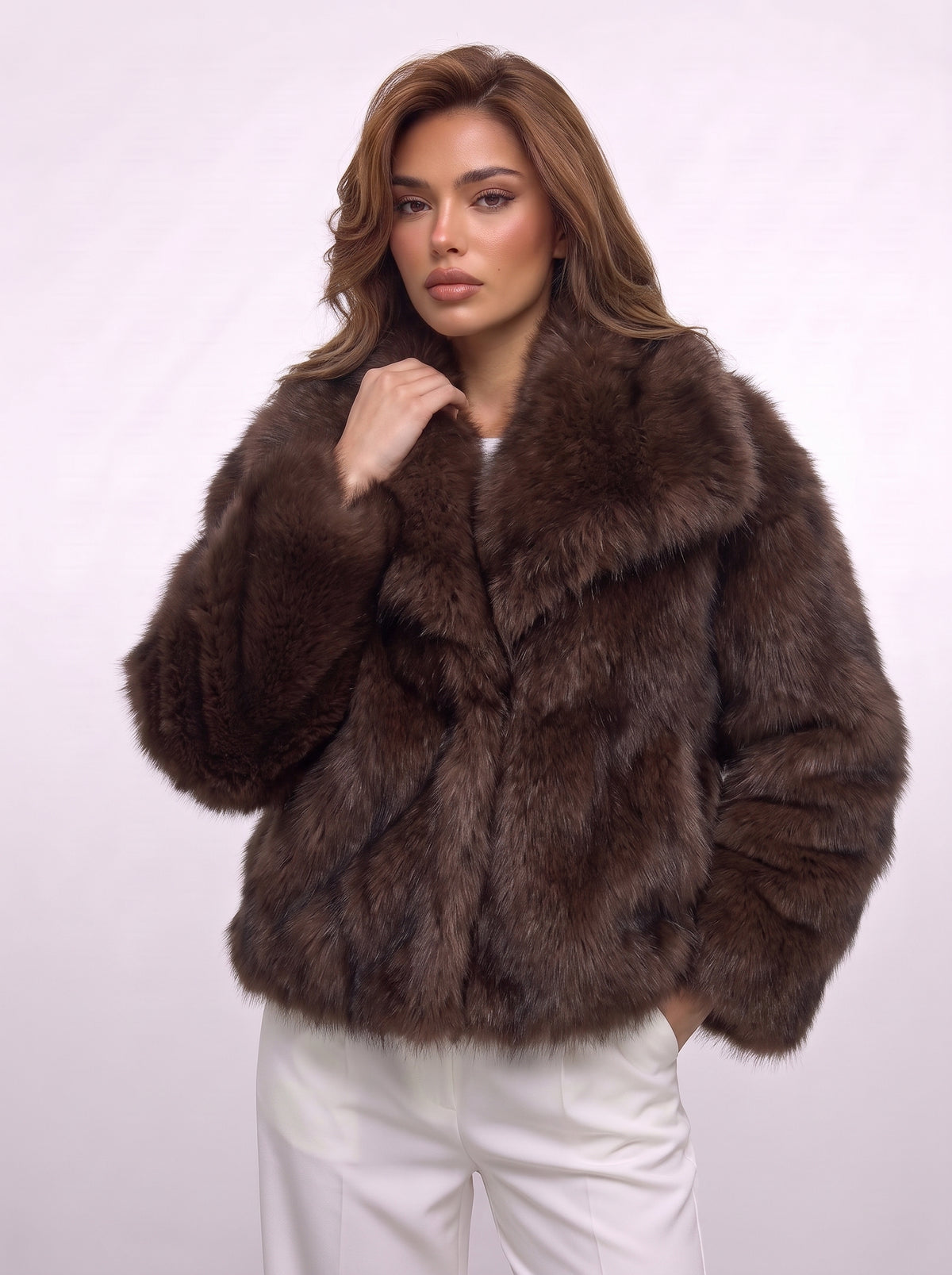 Fur Coat Braun