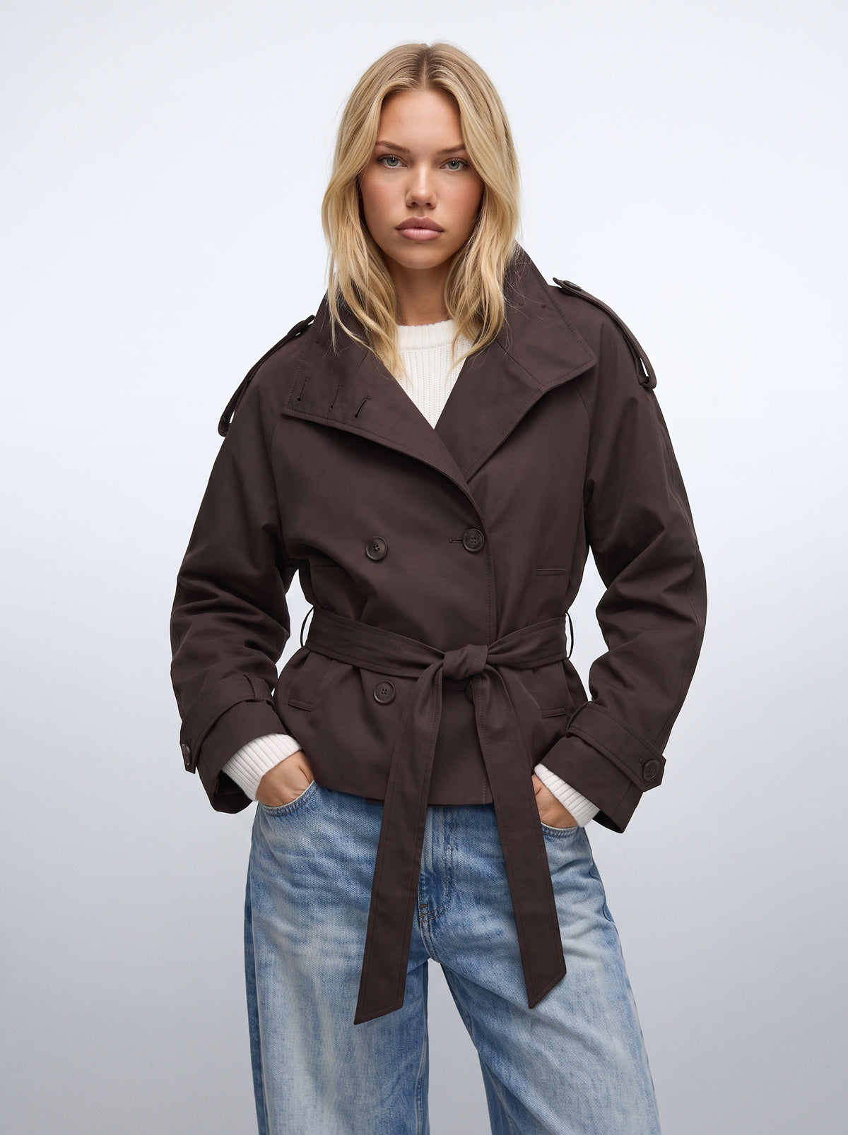 Trenchjacke Braun