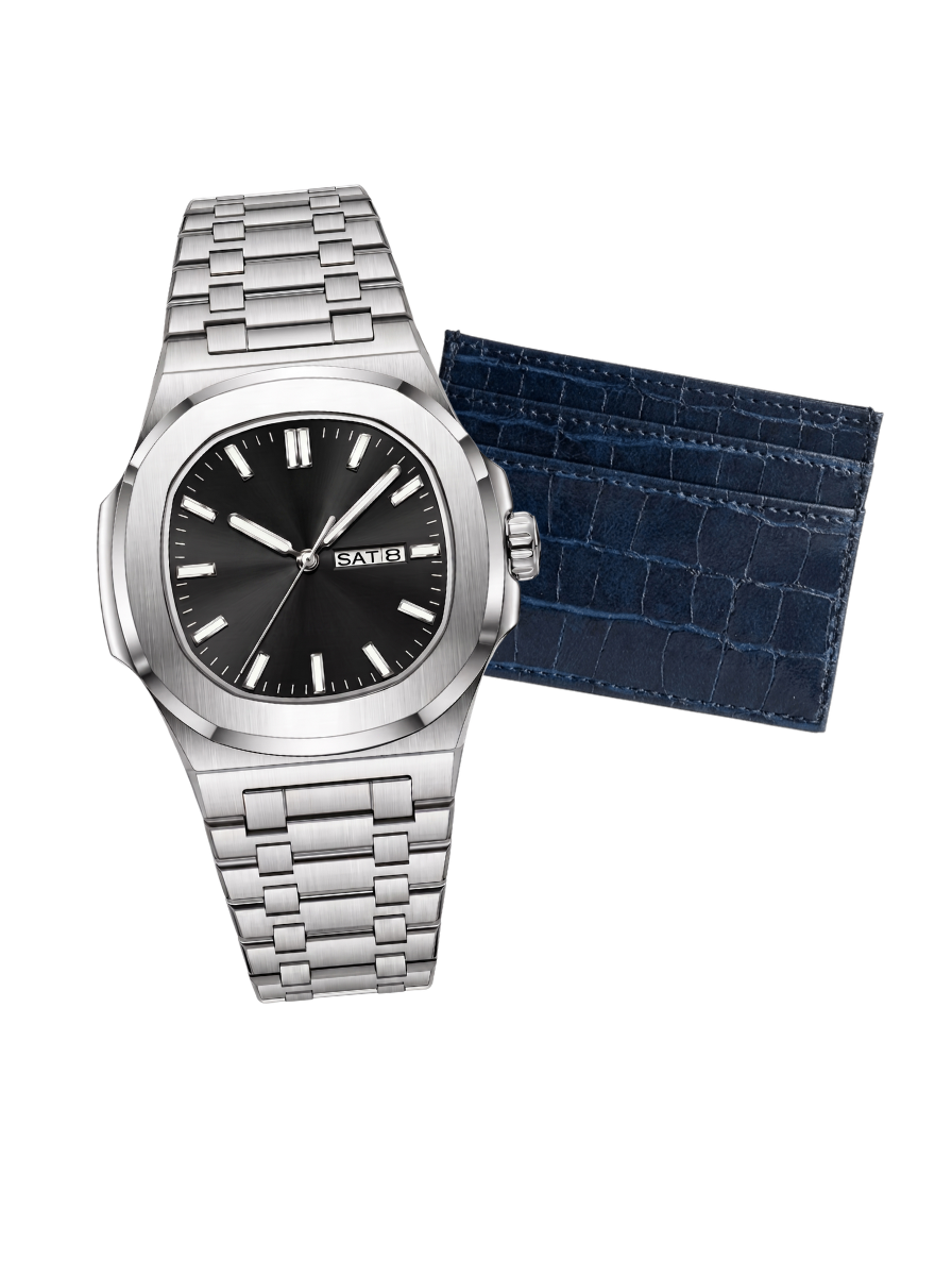 Uhr + Card Holder